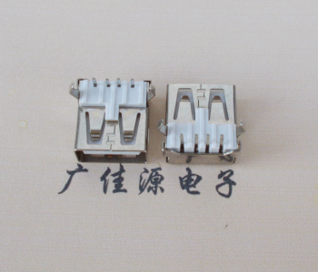 谢岗镇USB AF母座 LCP 耐高温250度280度 环保白胶芯