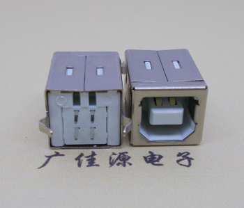 谢岗镇USB BF180度母座 打印机接口 立式直插带赛