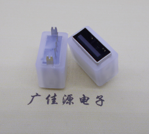 谢岗镇USB连接器接口 10.5MM防水立插母座 鱼叉脚