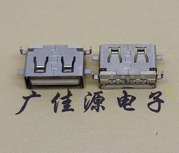 谢岗镇USB母座 前贴后插 沉版1.1/1.9总长8.5mm大电流