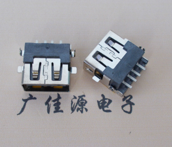 谢岗镇 USB母座 贴片沉板3.5/4.9 直口/卷口铜壳/铁壳