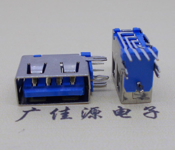 谢岗镇USB 测插2.0母座 短体10.0MM 接口 蓝色胶芯