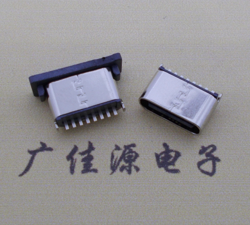 谢岗镇连接器TYPE-C8P母座直立式插座H=5.0mm