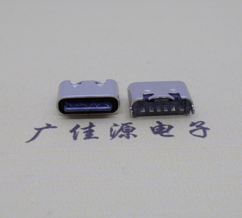 谢岗镇Type-C6p母座短体立插5.0mm连接器