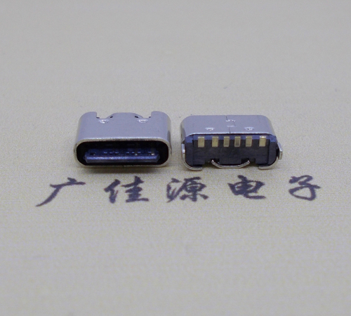 谢岗镇Type-C6p母座接口短体立贴5.0mm