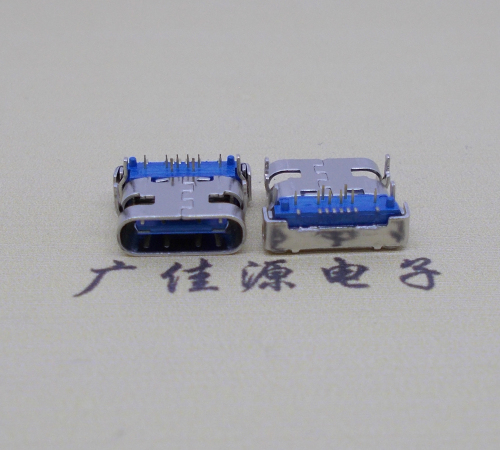 谢岗镇卧式Type-C16P母座前插后贴连接器