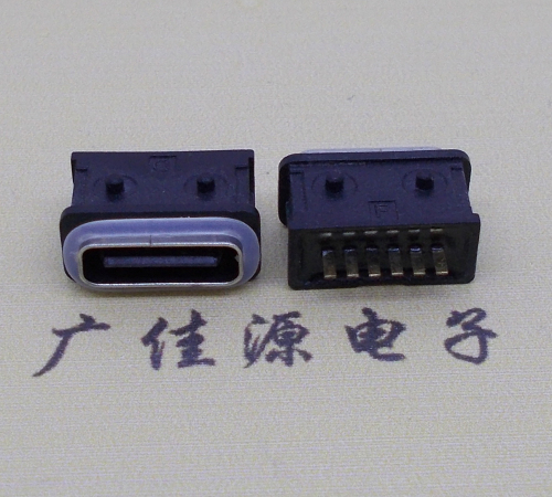 谢岗镇防水type-c6p母座立式直插带定位住连接器