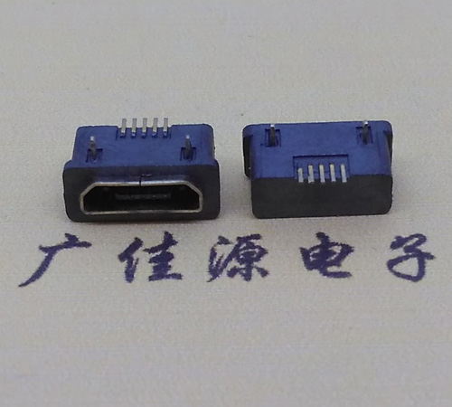 谢岗镇MICRO USB5p防水接口 90度卧式 两脚插板牢固
