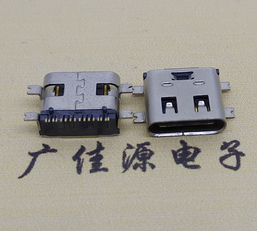 谢岗镇type-c16p母座全贴带弹片连接器