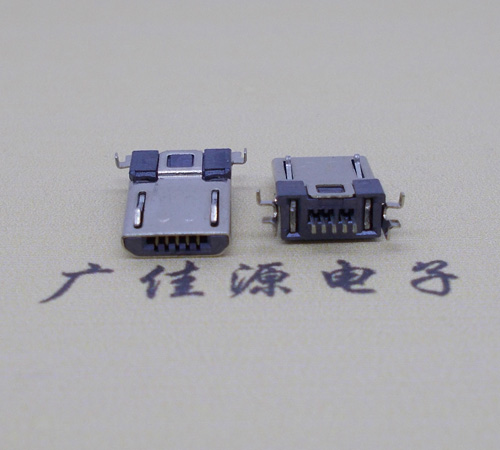 谢岗镇Micro usb焊板式公头贴片SMT款无弹超薄