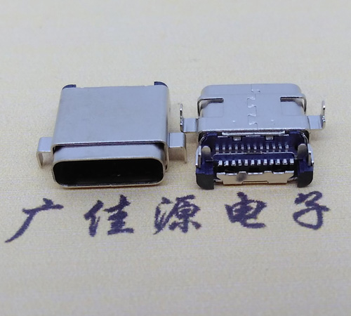谢岗镇板上型type-c24p母座 卧式type-c母座连接器