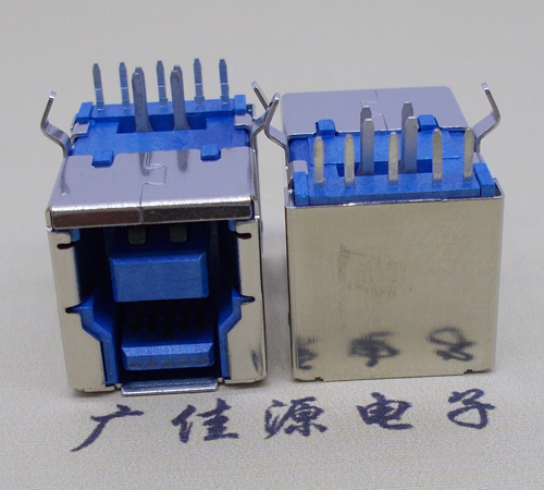 谢岗镇BF/USB 3.0接口母座.90度卧插9pin连接器