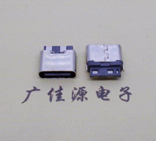 谢岗镇type c2p焊线母座高6.5mm铆合式连接器