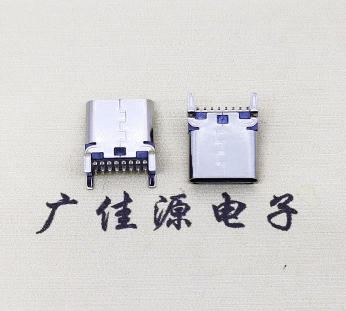谢岗镇USB 3.1TYPE-C16Pin立贴母头座子引脚接线正负级详解