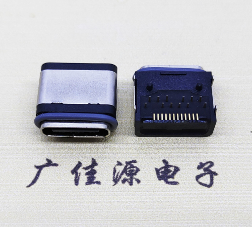谢岗镇防水TYPE-C24Pin卧式母座. 额定电流3A电压20VV 