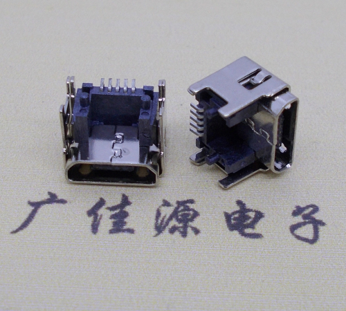 谢岗镇MICRO USB5pin加高母座 垫高1.55/2.5/3.04/4.45尺寸接口