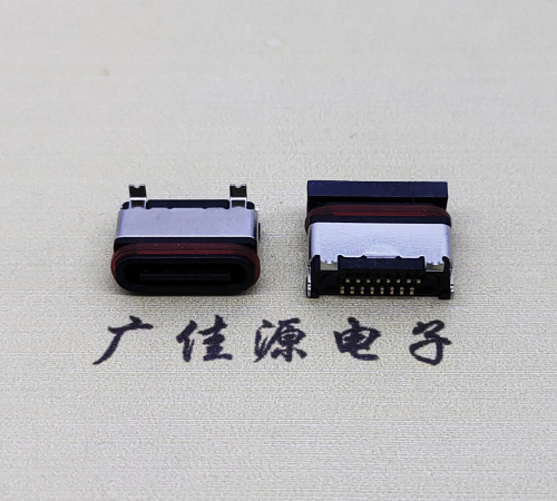 谢岗镇TYPE-C16P立贴防水母座接口.6.5/6.8设计尺寸规范