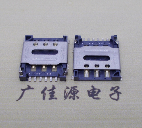谢岗镇翻盖式 NANO SIM1.45H 6PIN卡座小卡槽手机内存卡
