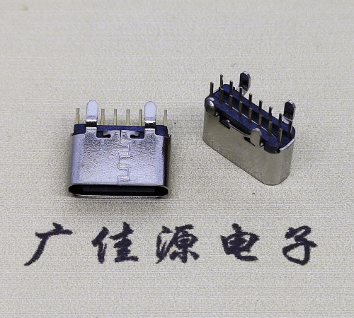 谢岗镇USB 3.1TYPE C直插母座16Pin引脚图正负极规范